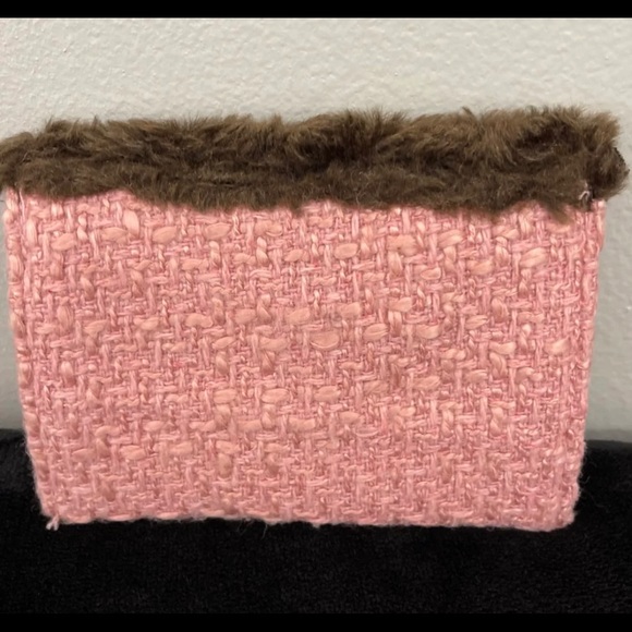 Pouch (Woven Wool & Faux Fur) - Picture 2 of 4